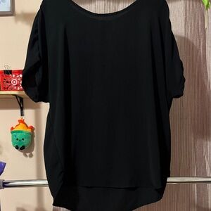 Maurices Classic Black Short Sleeve Top